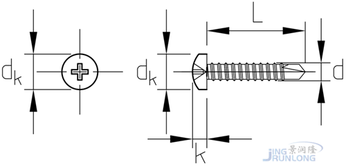 十字槽盤(pán)頭鉆尾螺絲 盤(pán)頭鉆尾螺絲 鉆尾螺絲